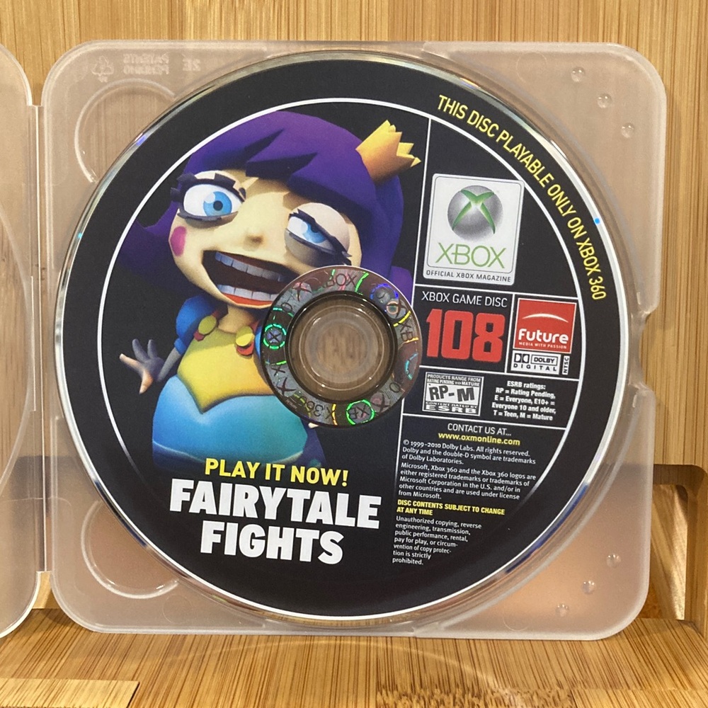 Fairytale Fights Xbox 360 demo disc